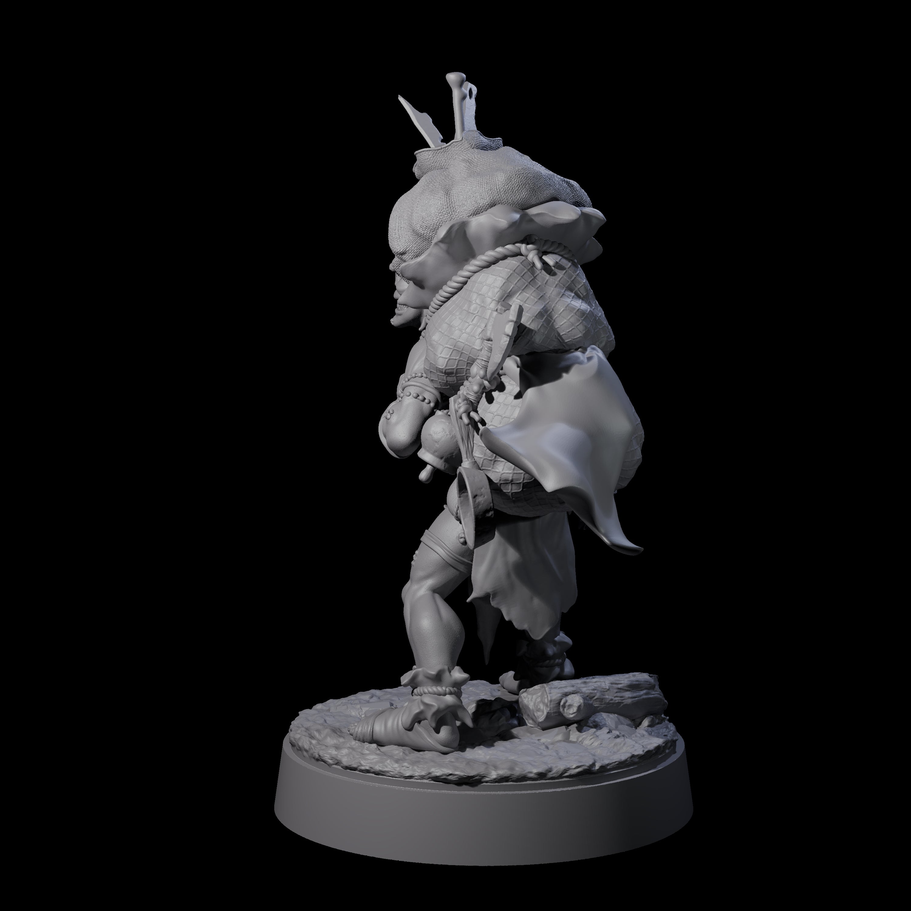 Grinning Horder Goblin Miniature for Dungeons and Dragons, Pathfinder or other TTRPGs