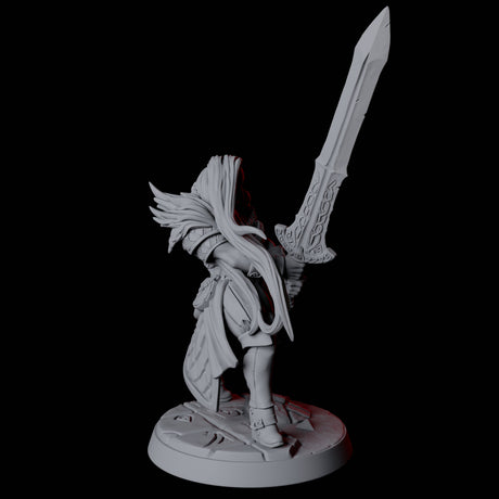 Grinning North Womanman Berserker Miniature for Dungeons and Dragons, Pathfinder or other TTRPGs