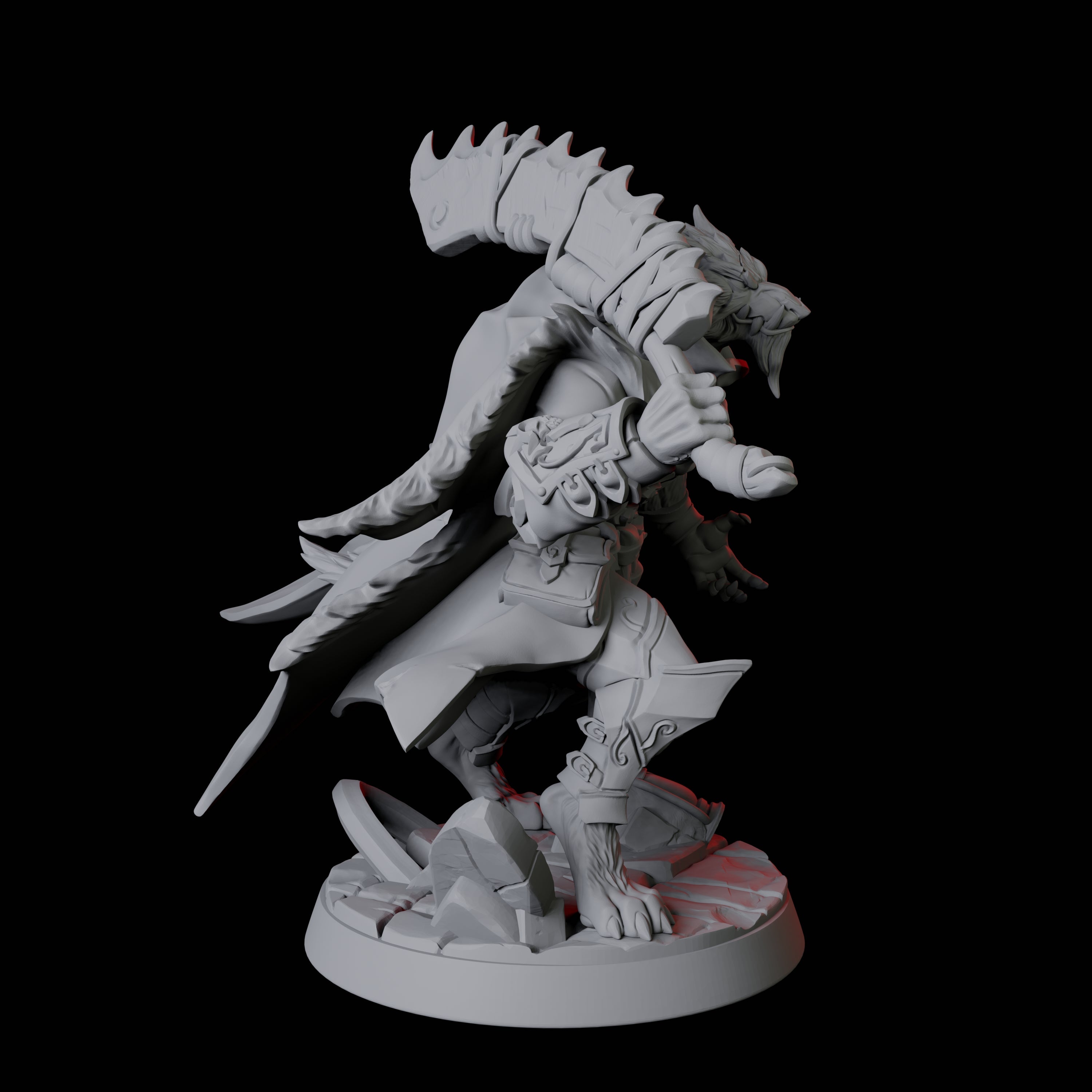 Grinning Werewolf Miniature for Dungeons and Dragons, Pathfinder or other TTRPGs