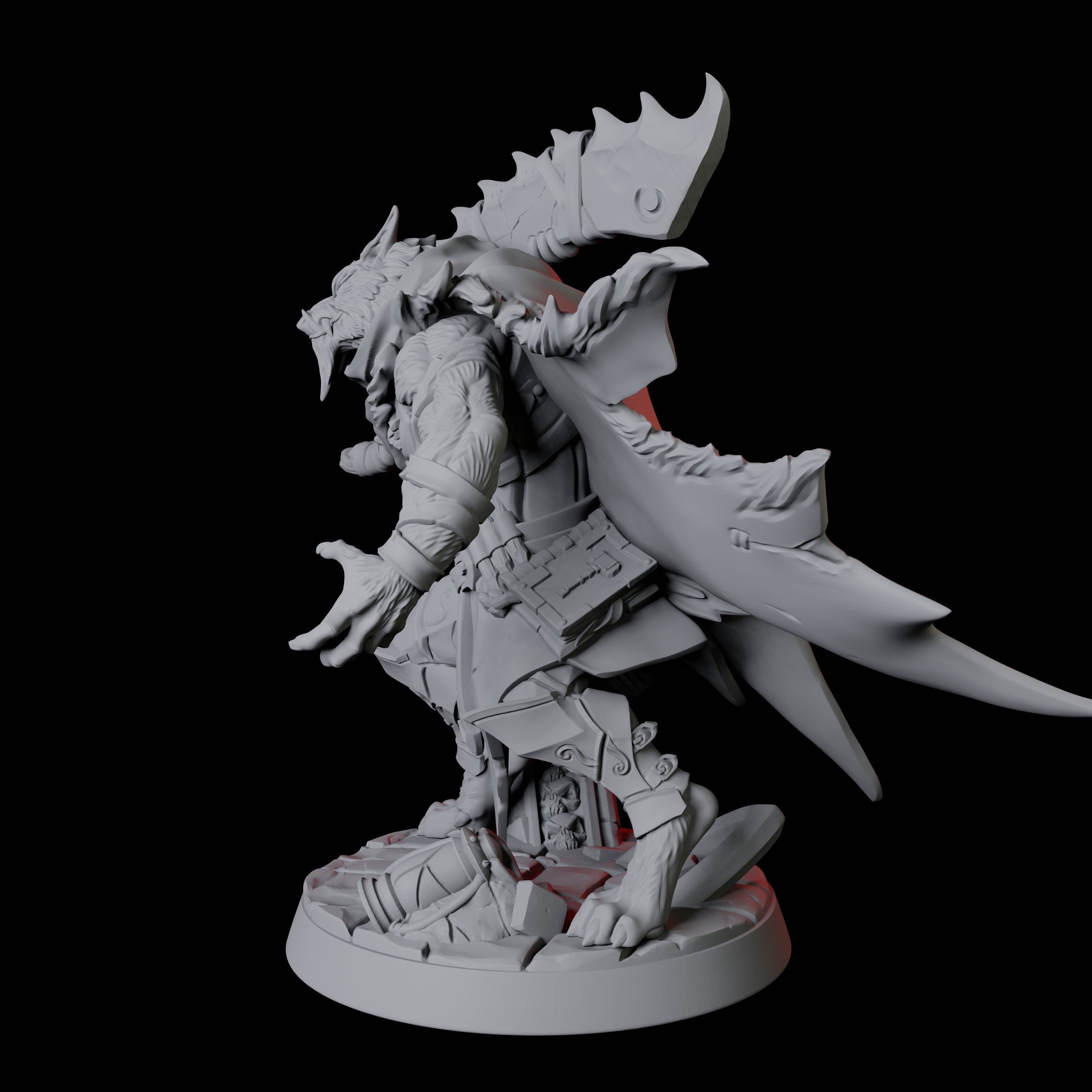 Grinning Werewolf Miniature for Dungeons and Dragons, Pathfinder or other TTRPGs