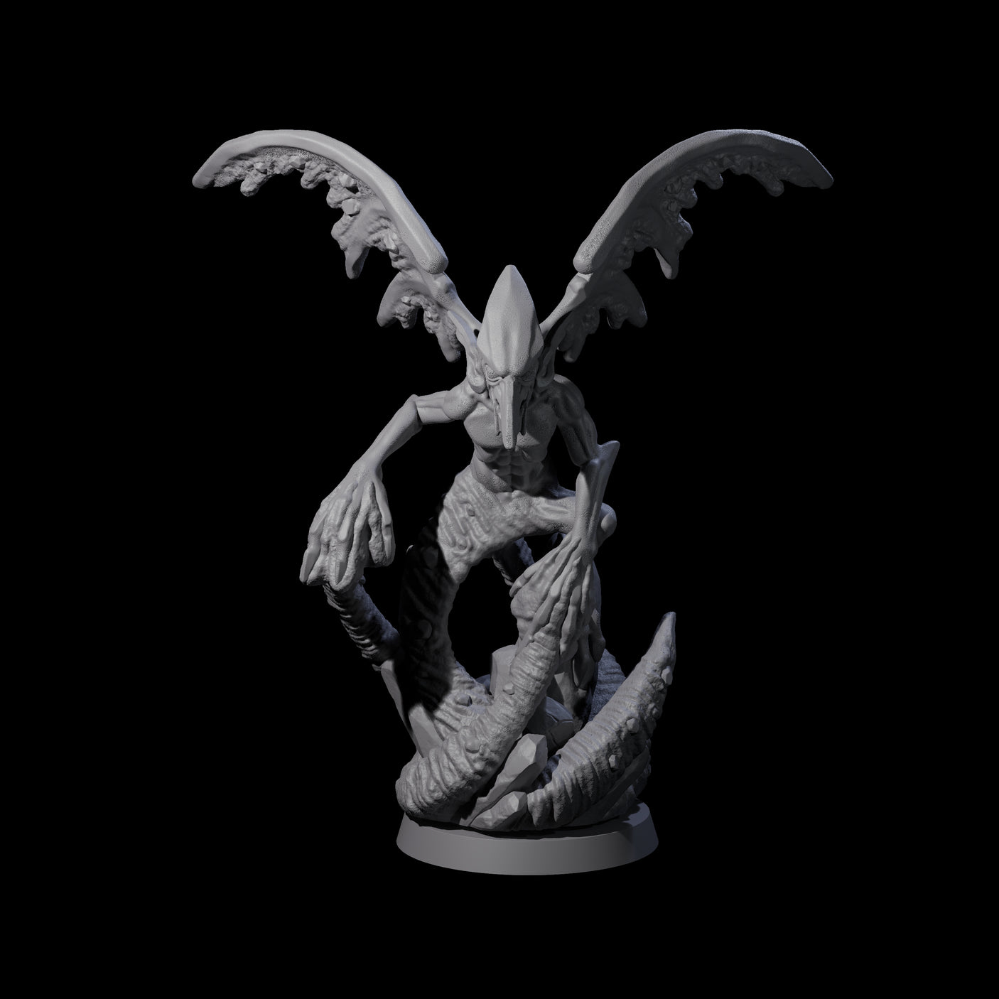 Gritty Dust Mephit Miniature for Dungeons and Dragons, Pathfinder or other TTRPGs