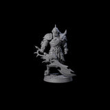 Gritty Heavy Sword Fighter Miniature for Dungeons and Dragons, Pathfinder or other TTRPGs