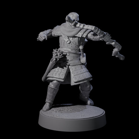 Grizzled Archer B Miniature for Dungeons and Dragons, Pathfinder or other TTRPGs