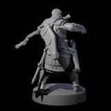 Grizzled Archer B Miniature for Dungeons and Dragons, Pathfinder or other TTRPGs