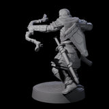 Grizzled Archer B Miniature for Dungeons and Dragons, Pathfinder or other TTRPGs