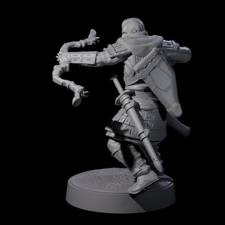 Grizzled Archer B Miniature for Dungeons and Dragons, Pathfinder or other TTRPGs