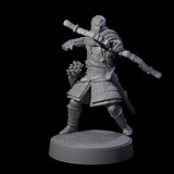 Grizzled Archer B Miniature for Dungeons and Dragons, Pathfinder or other TTRPGs