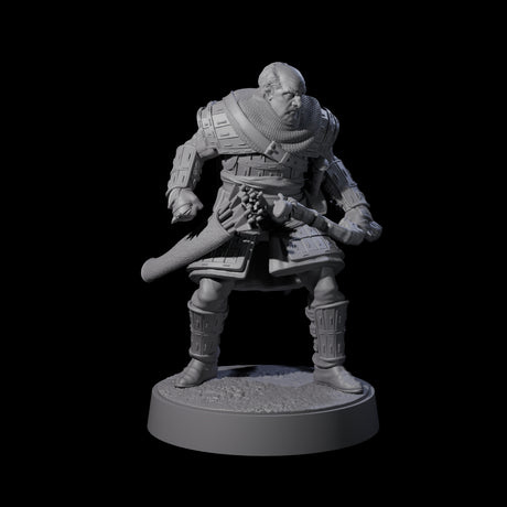 Grizzled Archer C Miniature for Dungeons and Dragons, Pathfinder or other TTRPGs