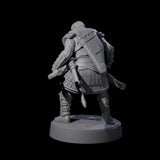 Grizzled Archer C Miniature for Dungeons and Dragons, Pathfinder or other TTRPGs