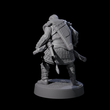 Grizzled Archer C Miniature for Dungeons and Dragons, Pathfinder or other TTRPGs