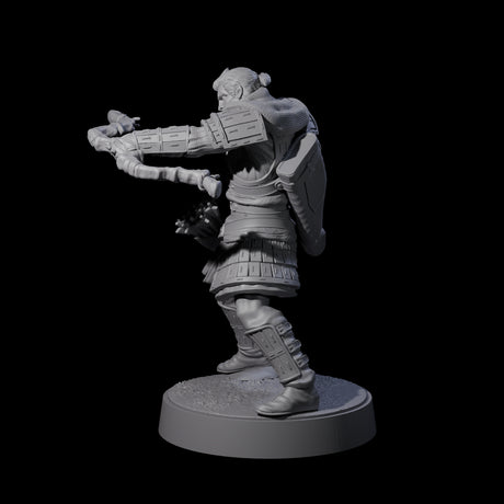 Grizzled Archer D Miniature for Dungeons and Dragons, Pathfinder or other TTRPGs
