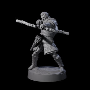 Grizzled Archer D Miniature for Dungeons and Dragons, Pathfinder or other TTRPGs