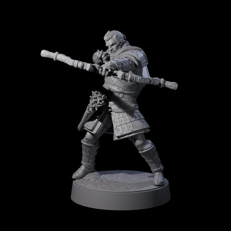 Grizzled Archer D Miniature for Dungeons and Dragons, Pathfinder or other TTRPGs