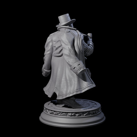 Grizzled Dwarf Gunslinger Miniature for Dungeons and Dragons, Pathfinder or other TTRPGs