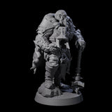 Grizzled Orc Sergeant Miniature for Dungeons and Dragons, Pathfinder or other TTRPGs