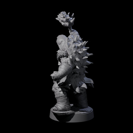 Grizzled Tortle Chief Miniature for Dungeons and Dragons, Pathfinder or other TTRPGs