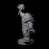 Grizzled Tortle Chief Miniature for Dungeons and Dragons, Pathfinder or other TTRPGs