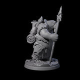 Grizzled Walrus Hunter Miniature for Dungeons and Dragons, Pathfinder or other TTRPGs