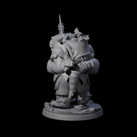 Grizzled Walrus Hunter Miniature for Dungeons and Dragons, Pathfinder or other TTRPGs