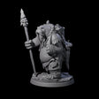 Grizzled Walrus Hunter Miniature for Dungeons and Dragons, Pathfinder or other TTRPGs