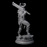 Grizzly Minotaur Warrior C Miniature for Dungeons and Dragons, Pathfinder or other TTRPGs