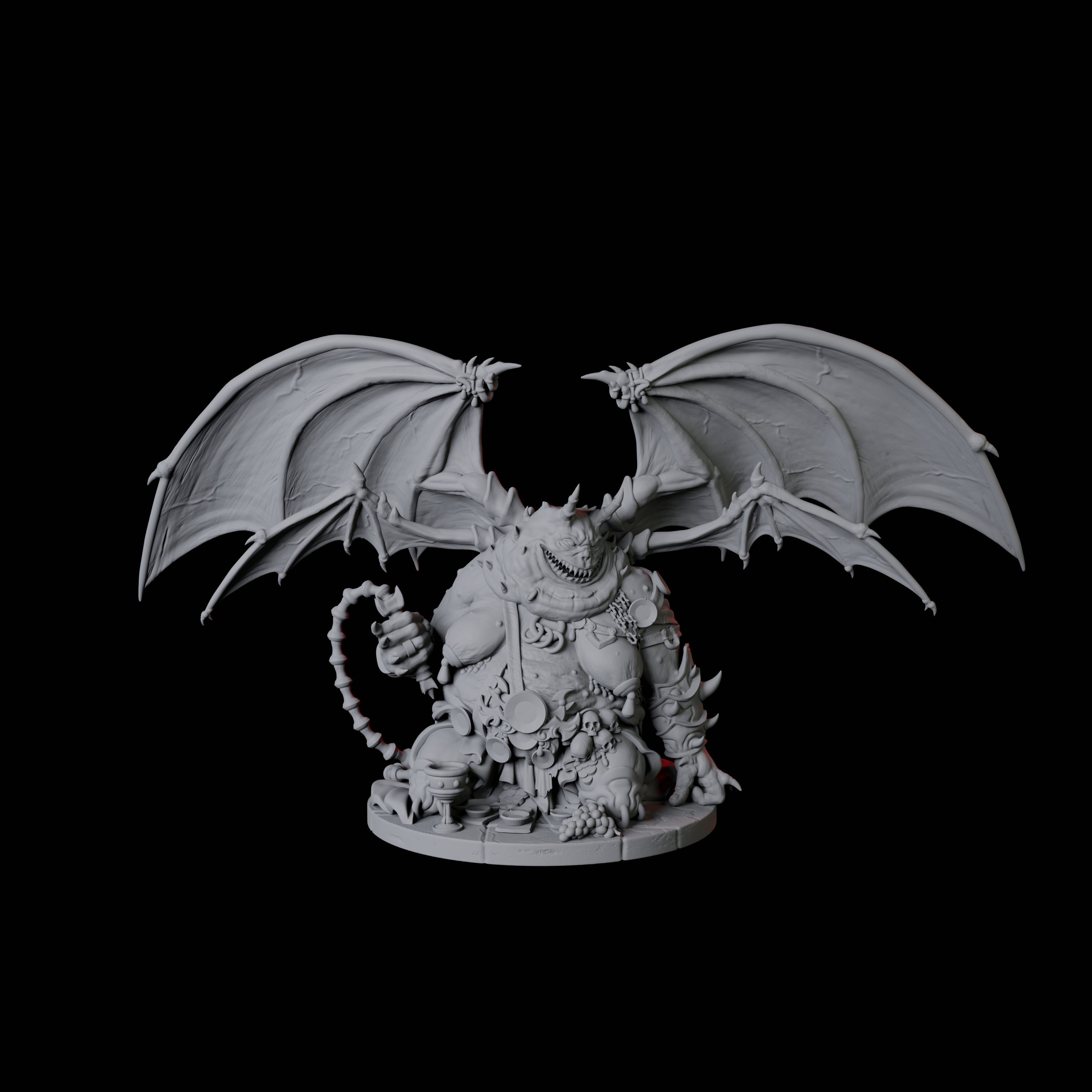 Grotesque Dretch Demon A Miniature for Dungeons and Dragons, Pathfinder or other TTRPGs