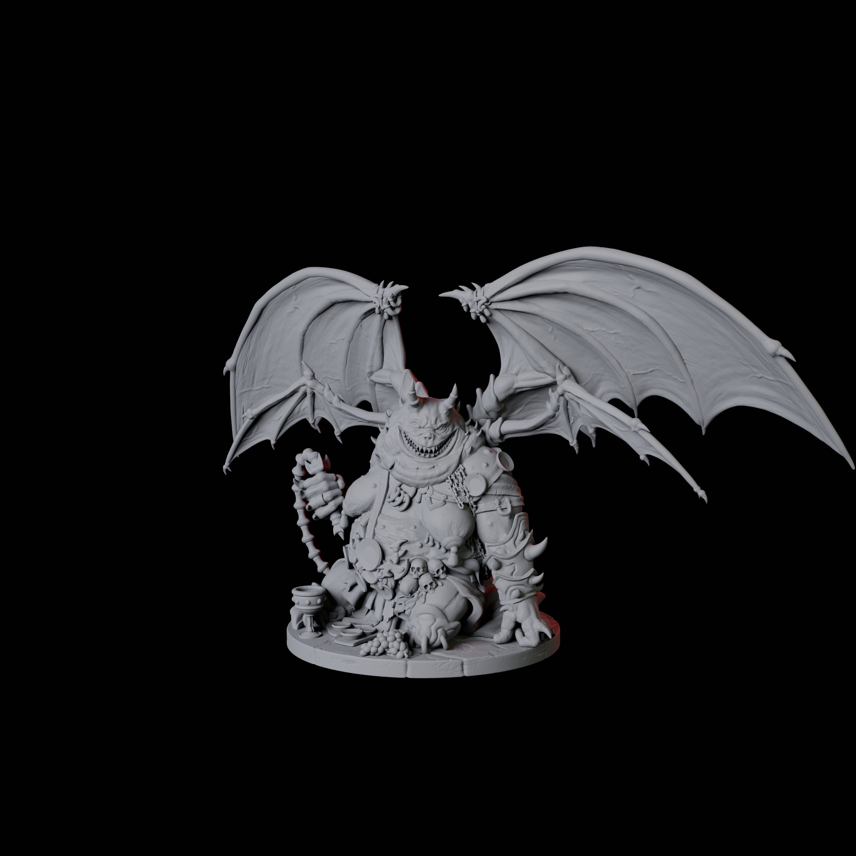 Grotesque Dretch Demon A Miniature for Dungeons and Dragons, Pathfinder or other TTRPGs