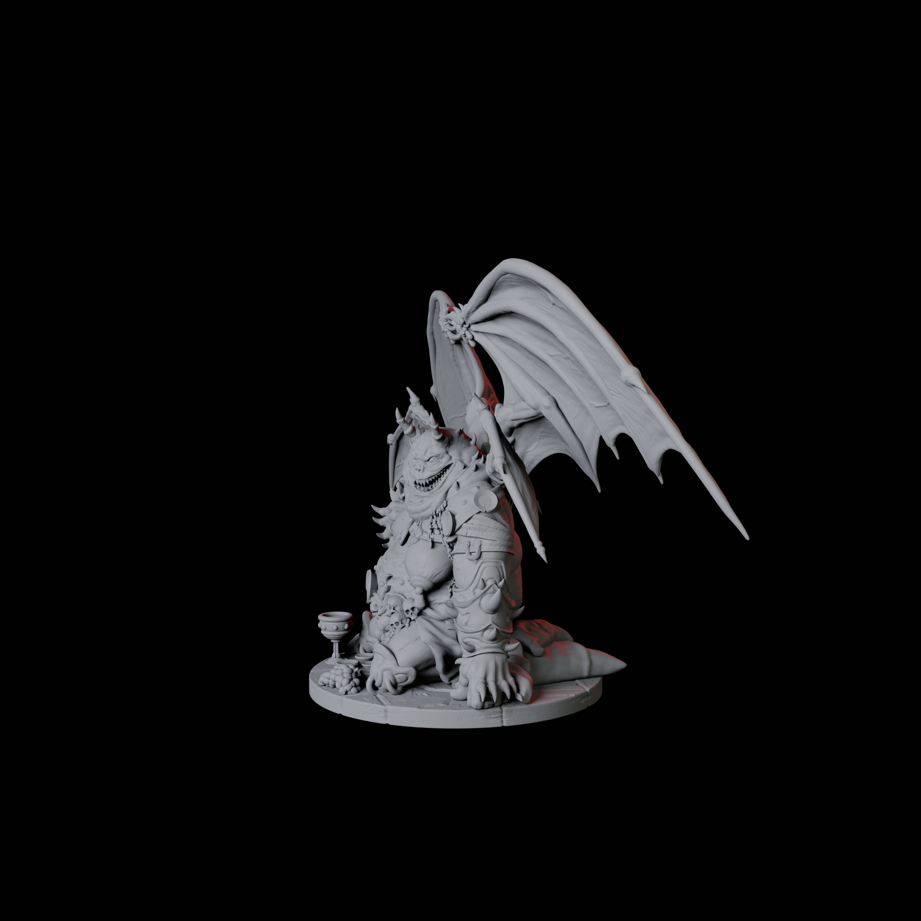 Grotesque Dretch Demon A Miniature for Dungeons and Dragons, Pathfinder or other TTRPGs