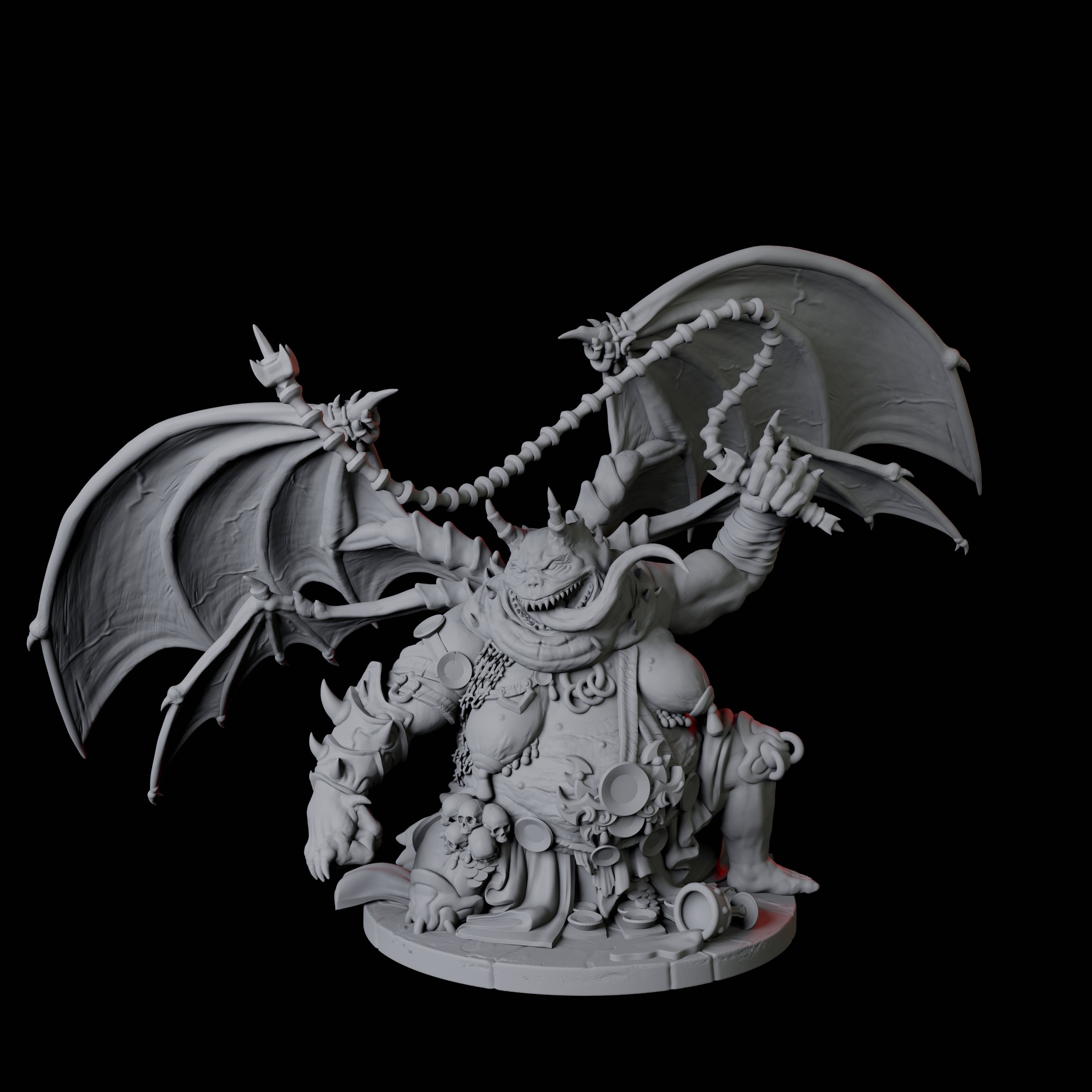 Grotesque Dretch Demon B Miniature for Dungeons and Dragons, Pathfinder or other TTRPGs