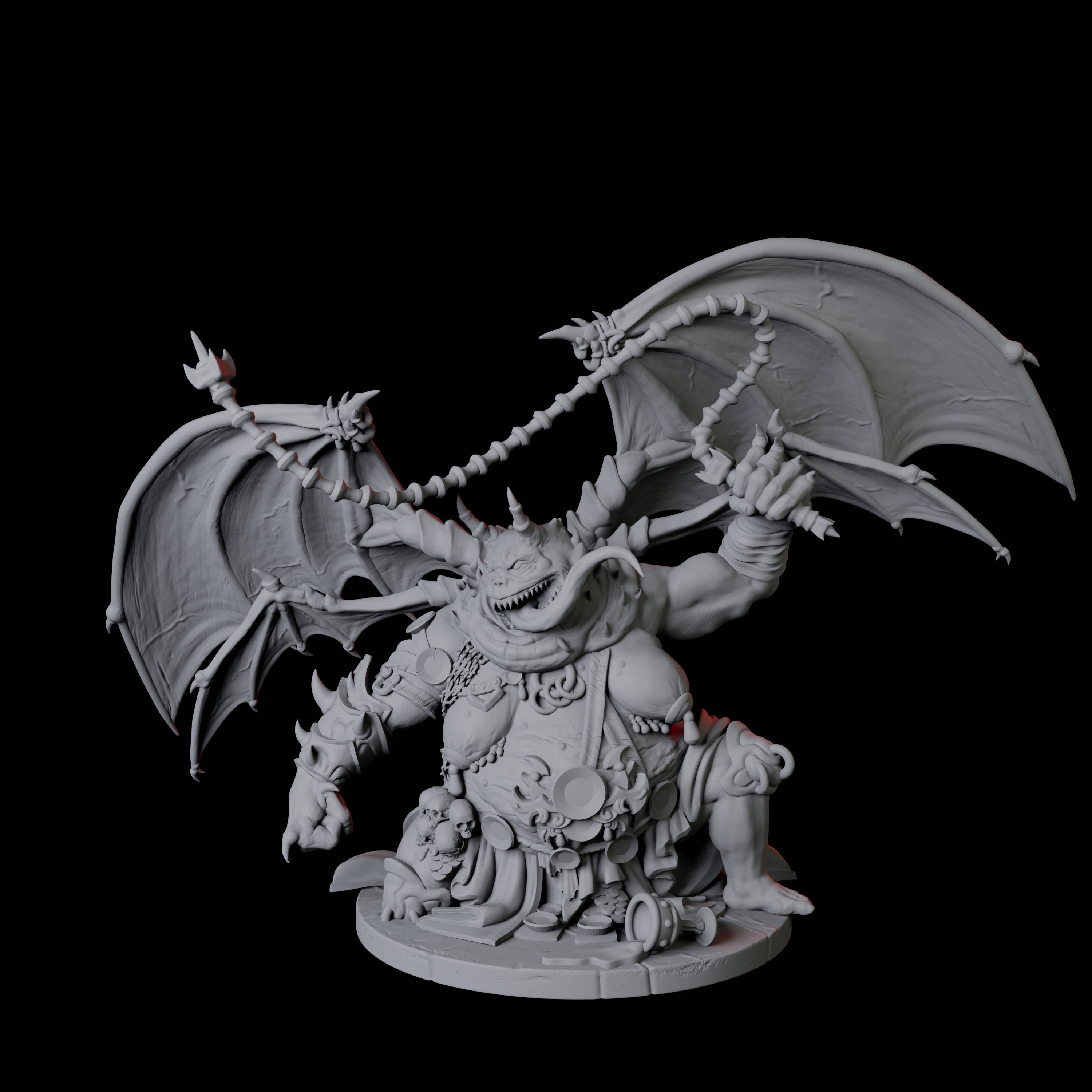 Grotesque Dretch Demon B Miniature for Dungeons and Dragons, Pathfinder or other TTRPGs