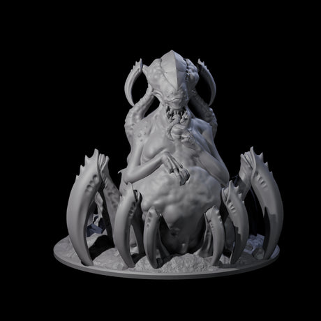 Grotesque Drider Broodmother Miniature for Dungeons and Dragons, Pathfinder or other TTRPGs