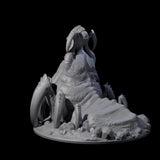 Grotesque Drider Broodmother Miniature for Dungeons and Dragons, Pathfinder or other TTRPGs
