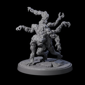 Grotesque Earth Elemental Miniature for Dungeons and Dragons, Pathfinder or other TTRPGs