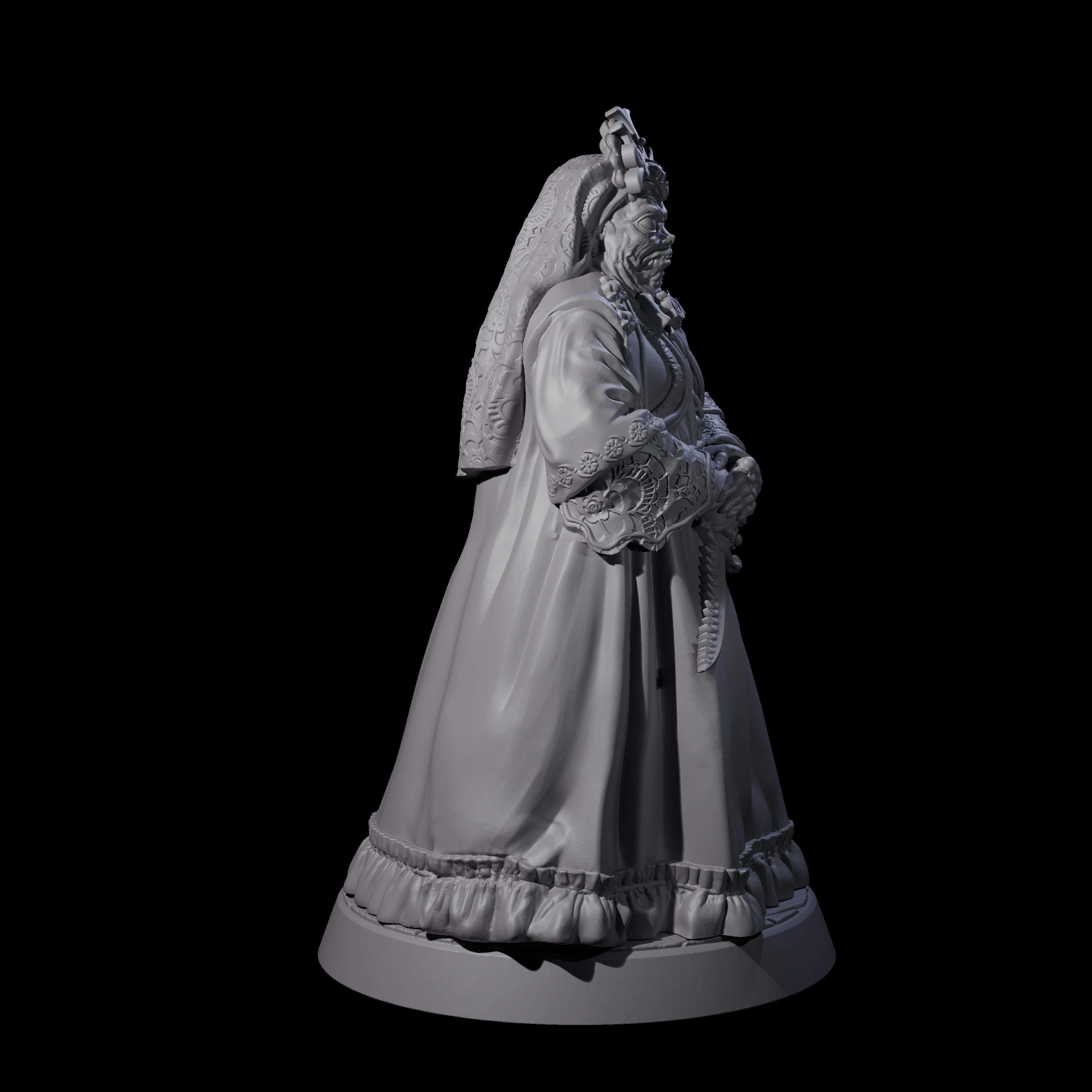 Grotesque Human Cultist Miniature for Dungeons and Dragons, Pathfinder or other TTRPGs