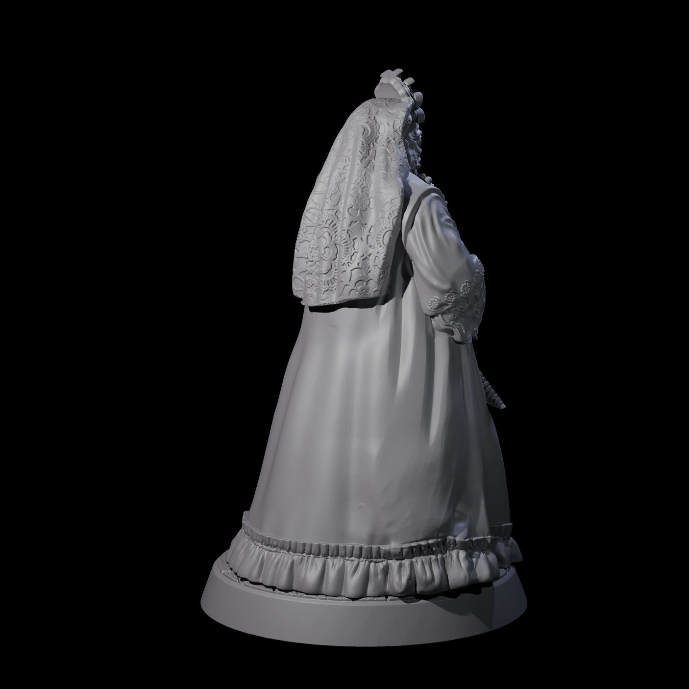Grotesque Human Cultist Miniature for Dungeons and Dragons, Pathfinder or other TTRPGs