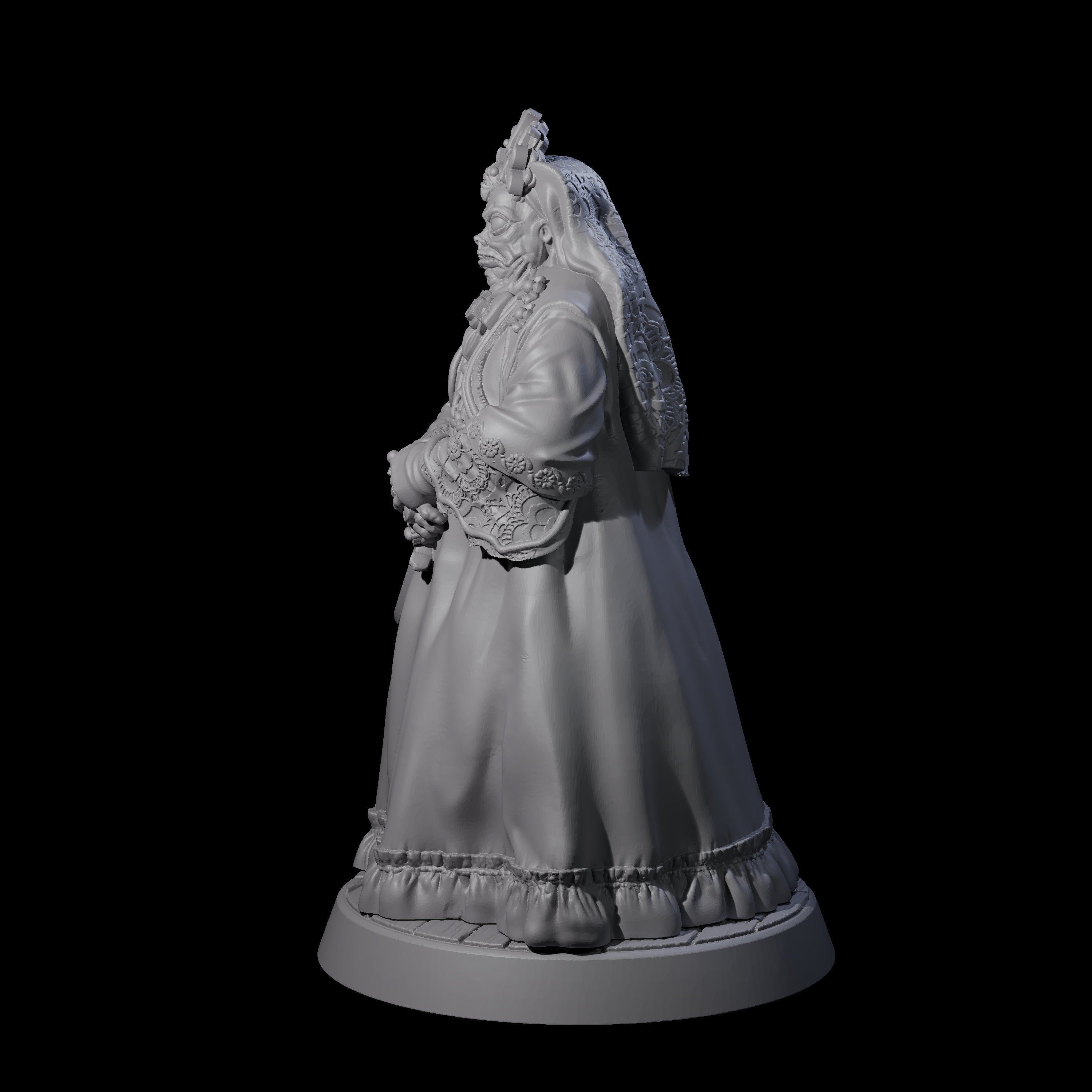 Grotesque Human Cultist Miniature for Dungeons and Dragons, Pathfinder or other TTRPGs