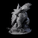 Grouchy Snapping Turtle Miniature for Dungeons and Dragons, Pathfinder or other TTRPGs