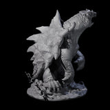Grouchy Snapping Turtle Miniature for Dungeons and Dragons, Pathfinder or other TTRPGs