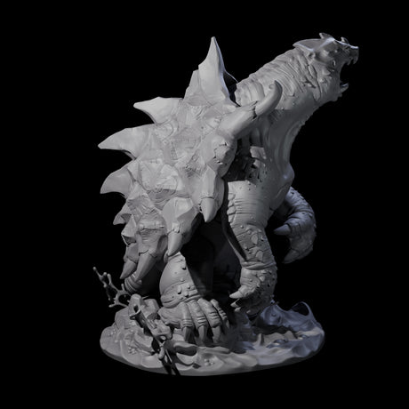 Grouchy Snapping Turtle Miniature for Dungeons and Dragons, Pathfinder or other TTRPGs
