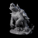 Grouchy Snapping Turtle Miniature for Dungeons and Dragons, Pathfinder or other TTRPGs