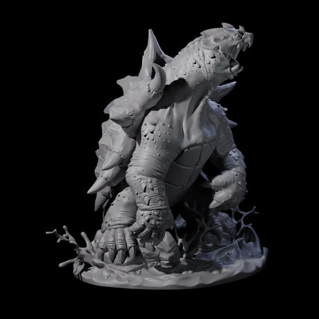 Grouchy Snapping Turtle Miniature for Dungeons and Dragons, Pathfinder or other TTRPGs