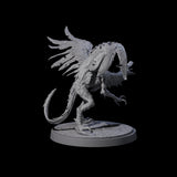 Grounded Angry Vrock A Miniature for Dungeons and Dragons, Pathfinder or other TTRPGs