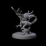 Grounded Angry Vrock B Miniature for Dungeons and Dragons, Pathfinder or other TTRPGs