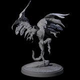 Grounded Angry Vrock C Miniature for Dungeons and Dragons, Pathfinder or other TTRPGs