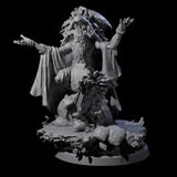 Growing Fungus Cultist B Miniature for Dungeons and Dragons, Pathfinder or other TTRPGs