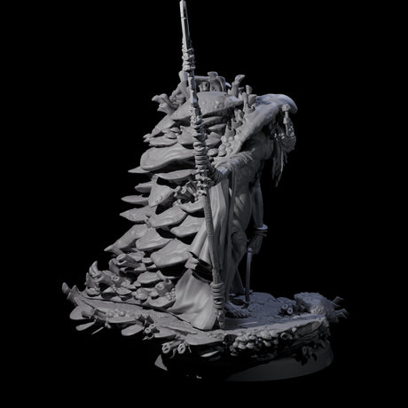 Growing Fungus Cultist C Miniature for Dungeons and Dragons, Pathfinder or other TTRPGs
