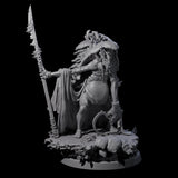Growing Fungus Cultist C Miniature for Dungeons and Dragons, Pathfinder or other TTRPGs