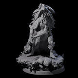Growing Fungus Cultist D Miniature for Dungeons and Dragons, Pathfinder or other TTRPGs