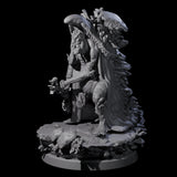Growing Fungus Cultist D Miniature for Dungeons and Dragons, Pathfinder or other TTRPGs