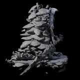 Growing Fungus Cultist D Miniature for Dungeons and Dragons, Pathfinder or other TTRPGs